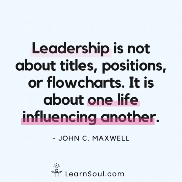 Leadership is not about titles