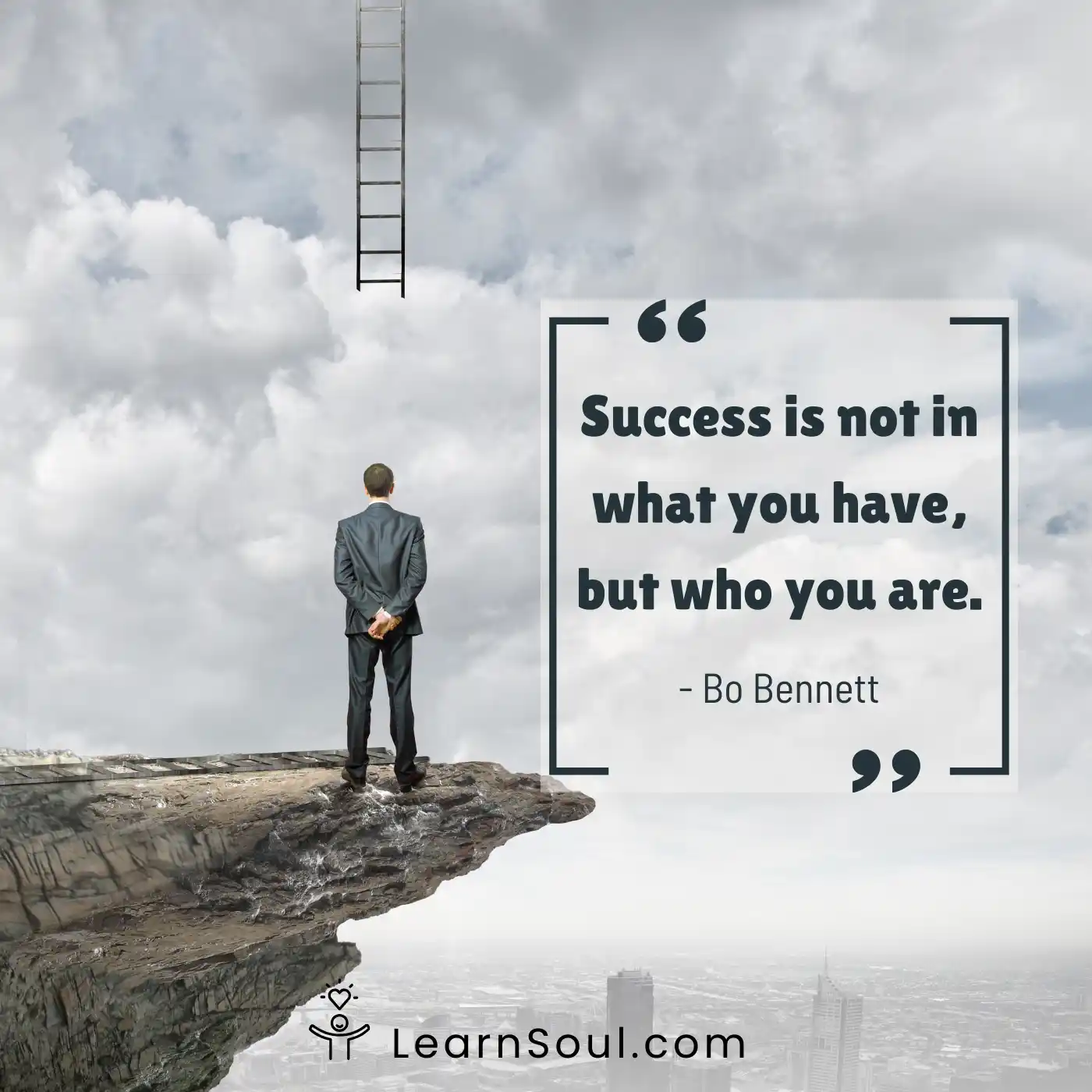 Success is not in what you have