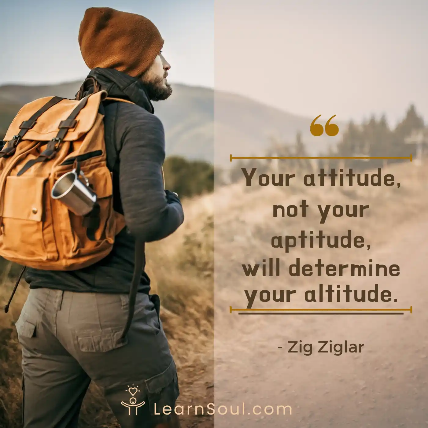 Your attitude not your aptitude